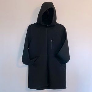 Sage Collective Black Scuba Midi Jacket